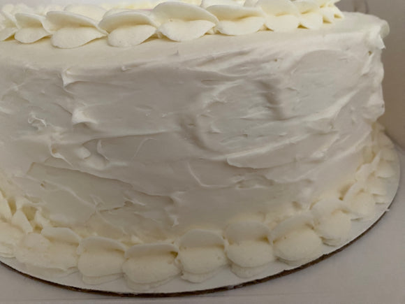 9” cakes and flavors- Reg./gluten free, dairy free, vegan, nut free and sugar free.