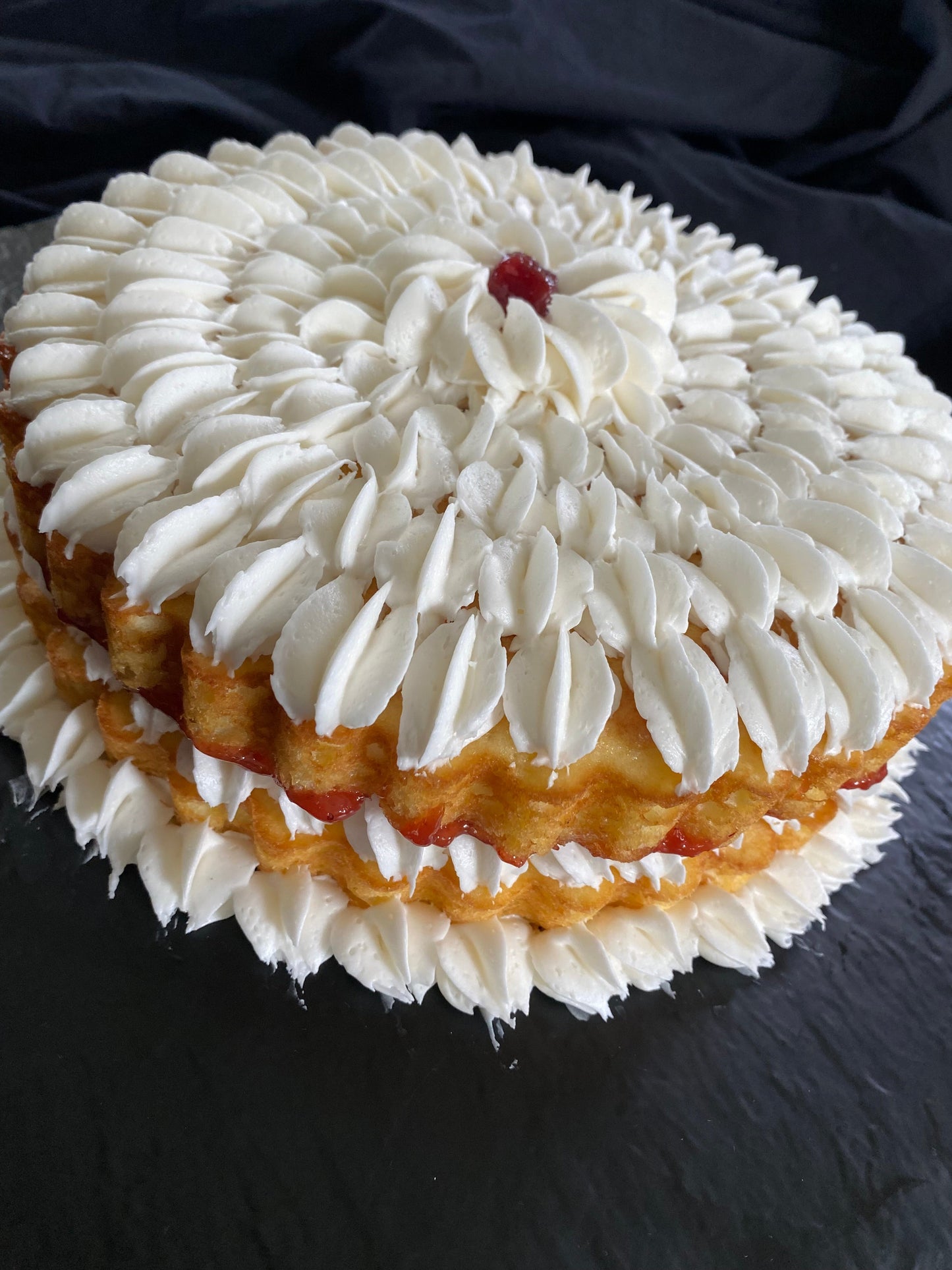 French almond cake with seedless and nut free options for diverticulitis - delivery only