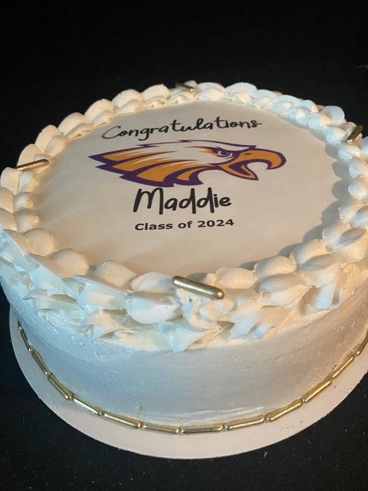 Graduation Cakes by Ventito Bakery traditional or gluten free for delivery only.