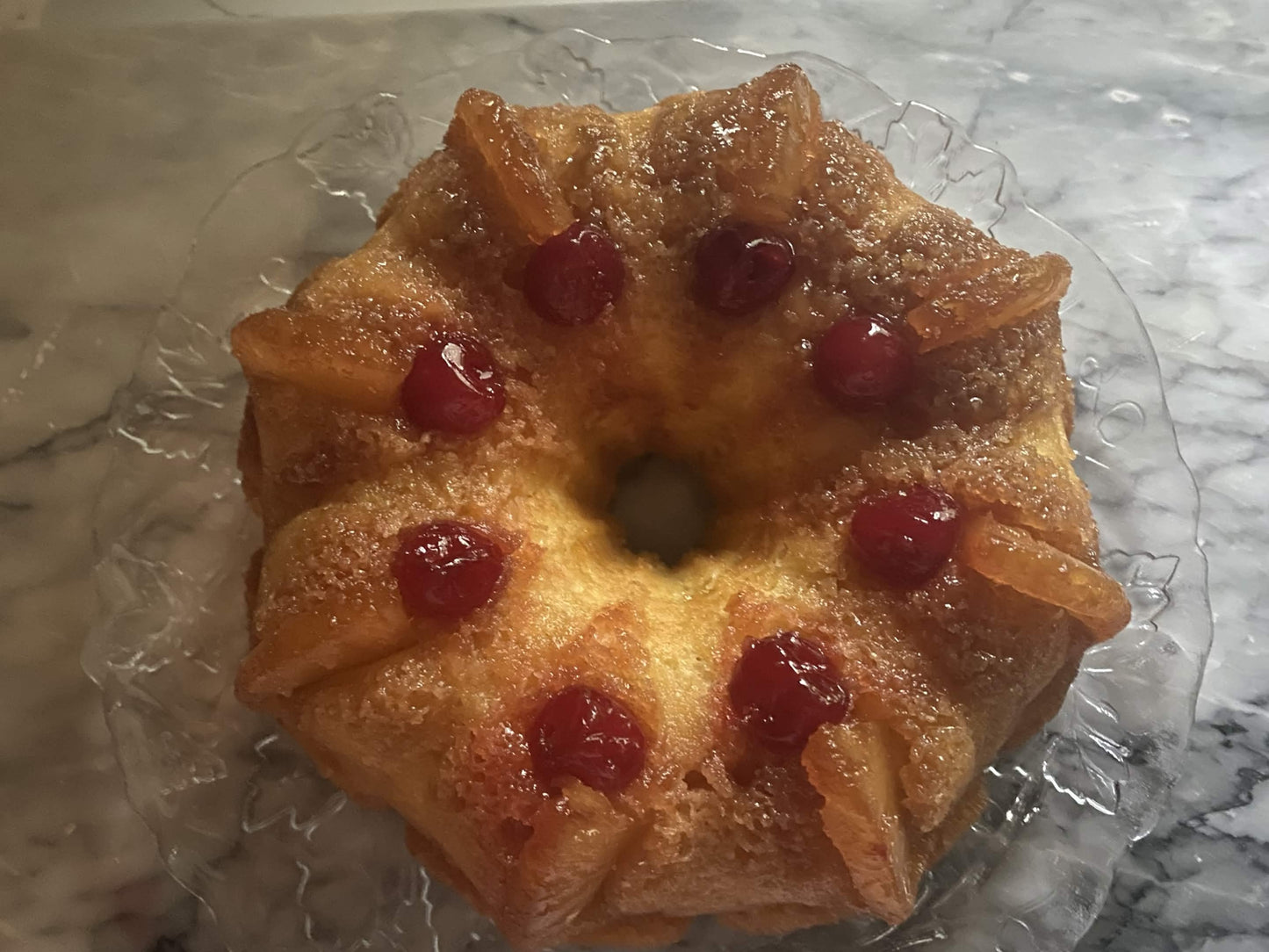 Pineapple Upside-Down Cake/Bundt