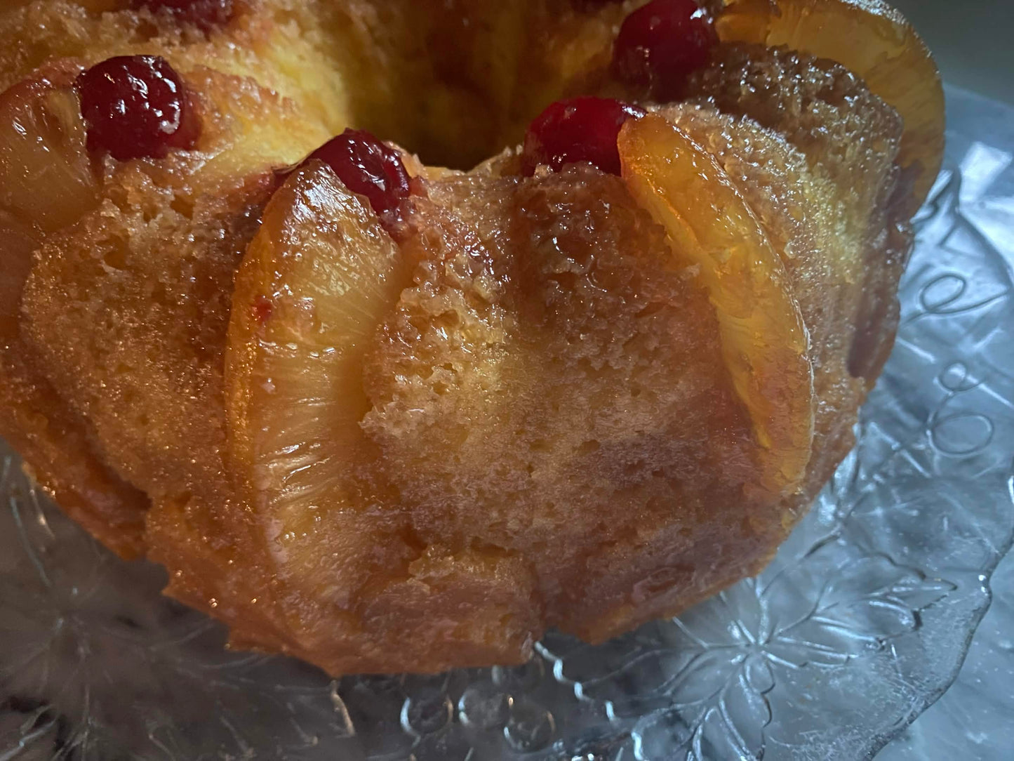 Pineapple Upside-Down Cake/Bundt