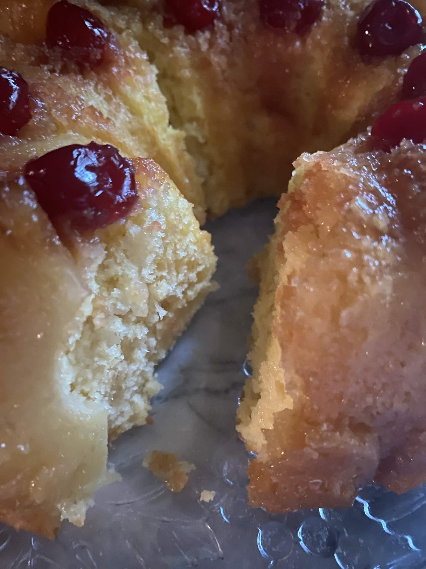 Pineapple Upside-Down Cake/Bundt