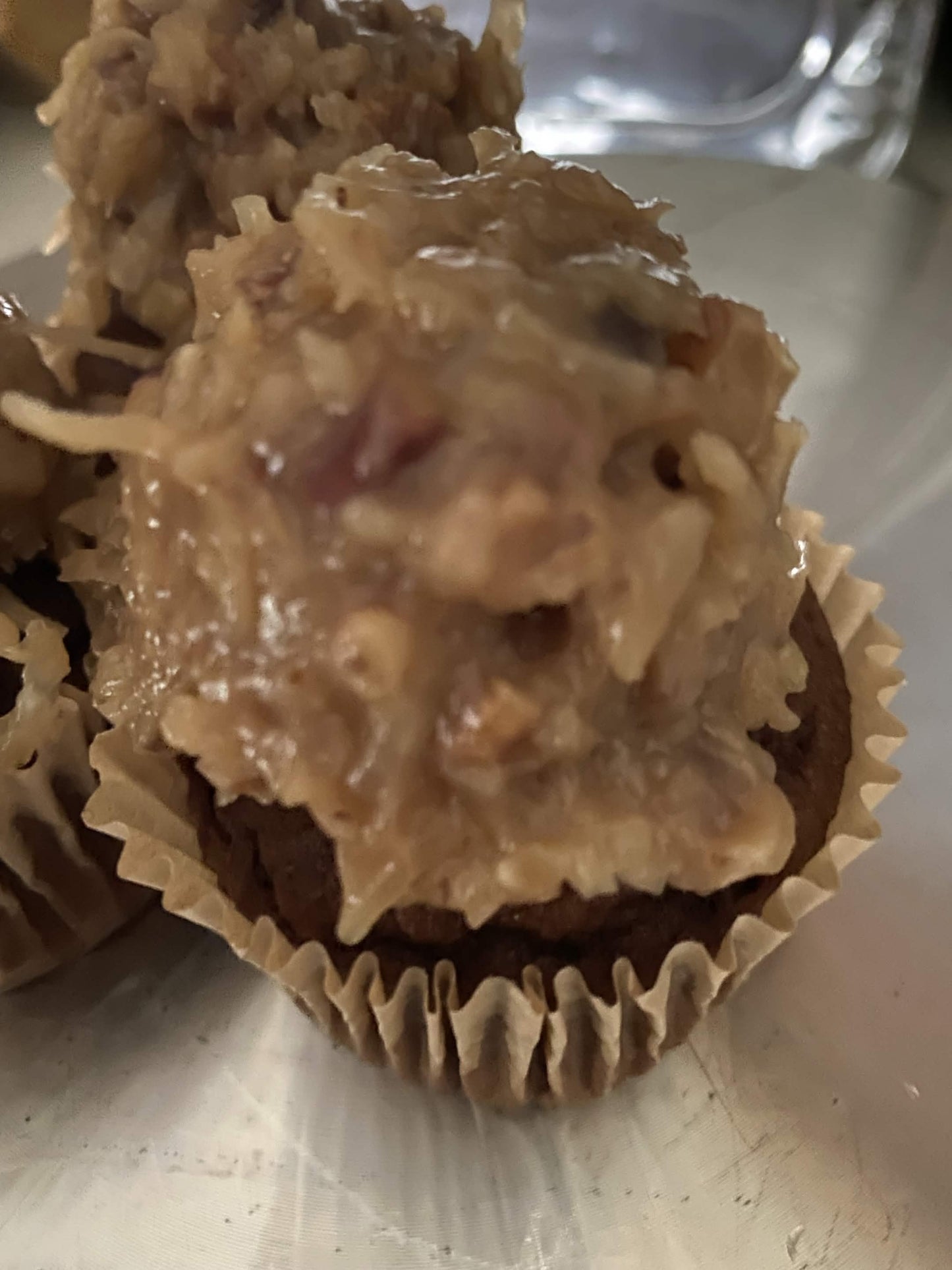 German Chocolate Cupcakes