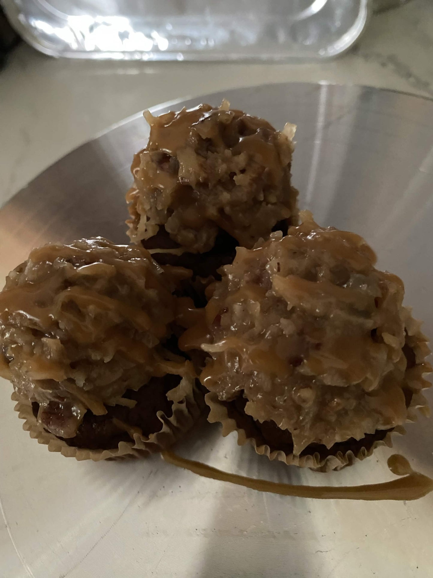 German Chocolate Cupcakes