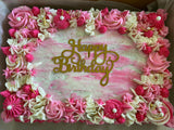 Customize your Cake in 3 steps/Madagascar Vanilla Icing with allergy free options