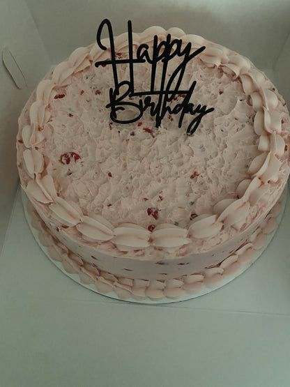 Strawberry Cream Cake/Bundt