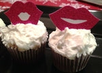 red velvet amaretto cupcakes