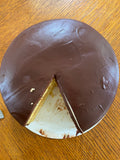 Boston Creme Pie 9” available regular, gluten free, dairy free, vegan, nut free and sugar free