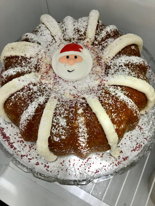 Santa Claus Bundt Cake Regular GF SF DF