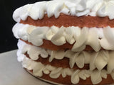 Gluten free strawberry cream cake 6’ 4 layer